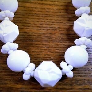 Vintage Carved Bead Necklace